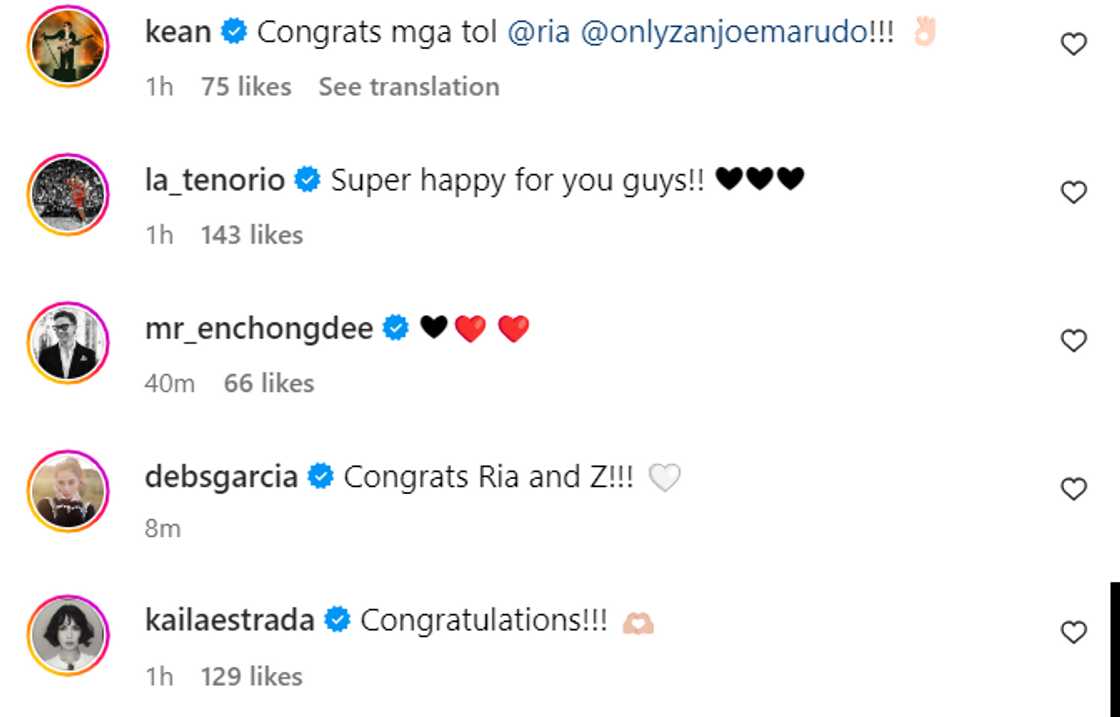 Celebrities react to Zanjoe Marudo, Ria Atayde’s engagement: “Congratulations” Celebrities react to Zanjoe Marudo, Ria Atayde’s engagement: “Congratulations”