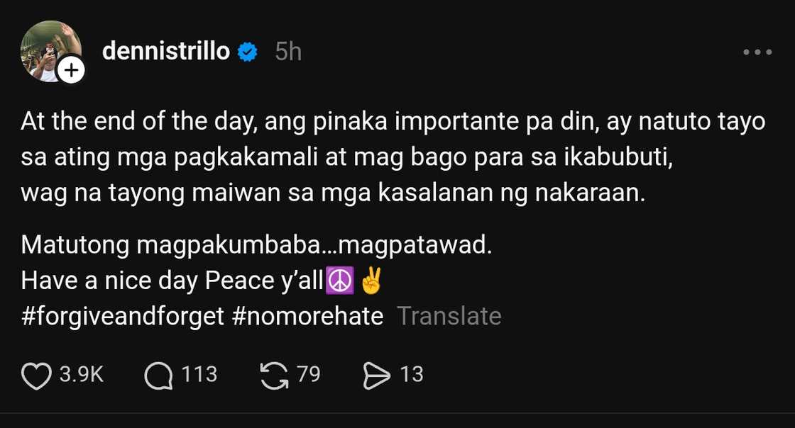 Dennis Trillo, may mahalagang paalala tungkol sa mga pagkakamali Dennis Trillo, may mahalagang paalala tungkol sa mga pagkakamali