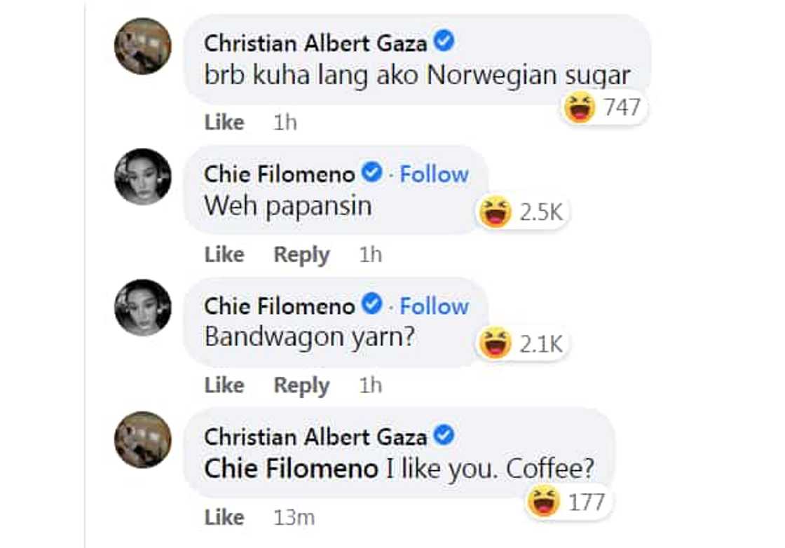 Chie Filomeno, sinagot si Xian Gaza matapos i-tag nito sa isang post: “papansin” Chie Filomeno, sinagot si Xian Gaza matapos i-tag nito sa isang post: “papansin”