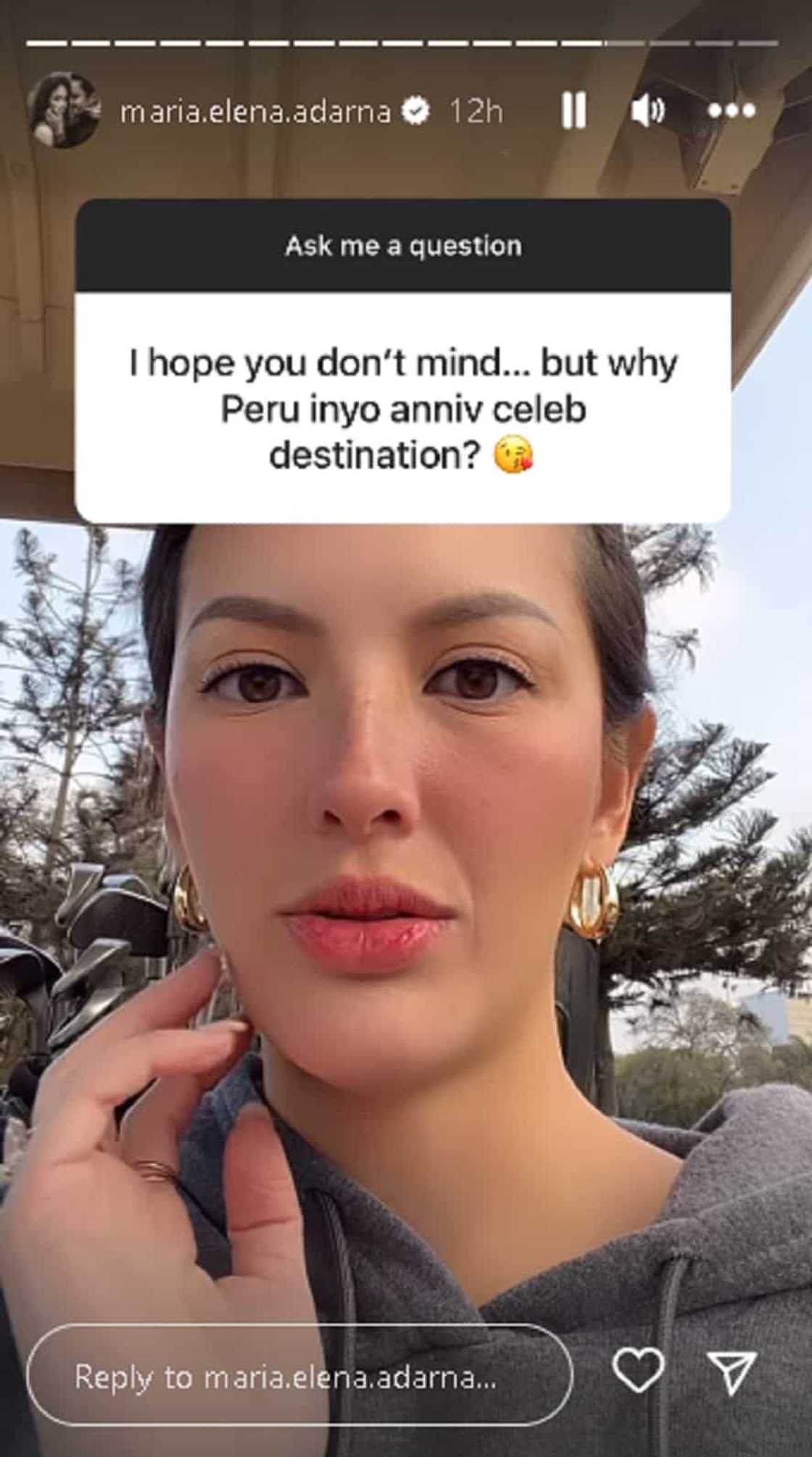 Ellen Adarna, sinagot ang tanong kung bakit Peru ang napiling anniv celeb destination: “Kanyang bucket list”