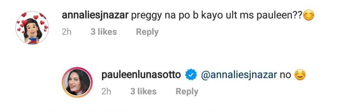 Pauleen Luna-Sotto denies rumor that she is pregnant with her 2nd child Pauleen Luna-Sotto denies rumor that she is pregnant with her 2nd child