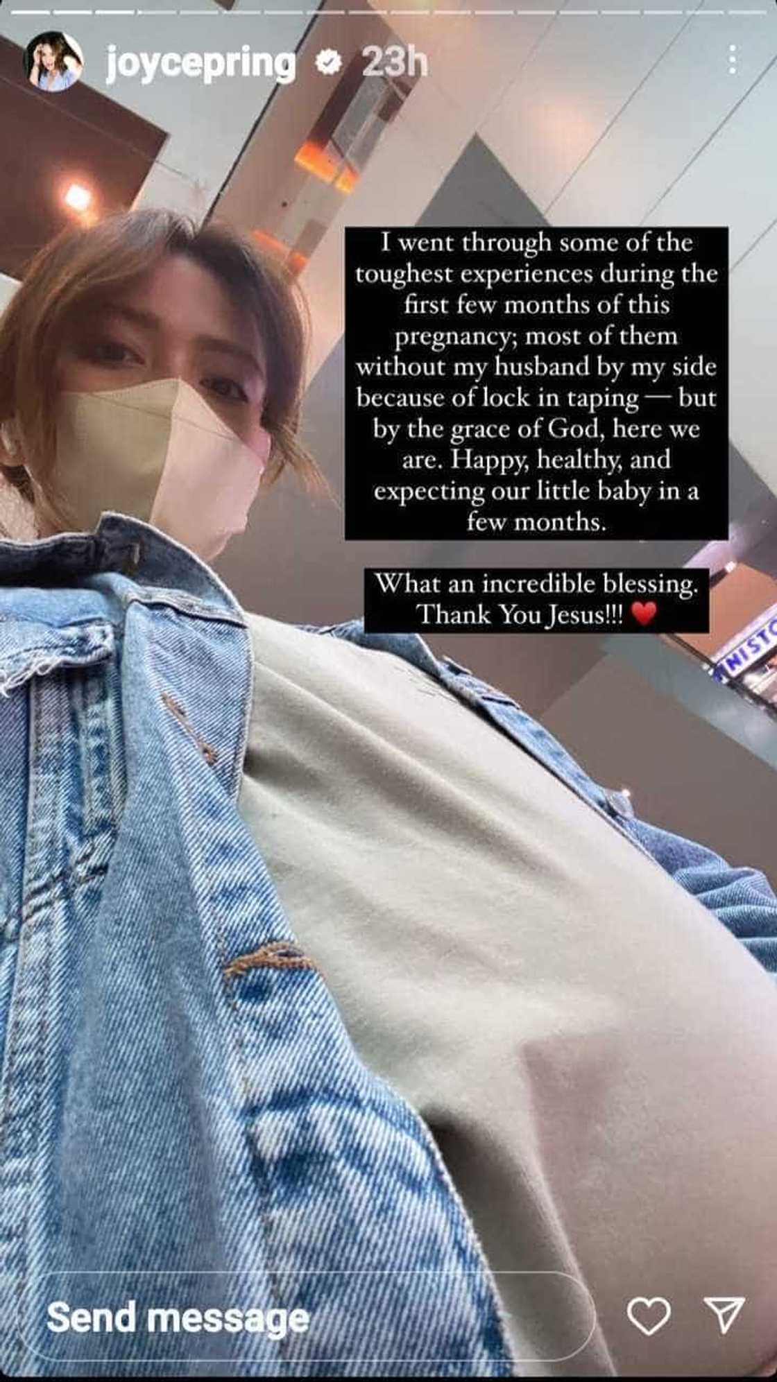Joyce Pring on first few months of her pregnancy: “went through some of the toughest experiences” Joyce Pring on first few months of her pregnancy: “went through some of the toughest experiences”