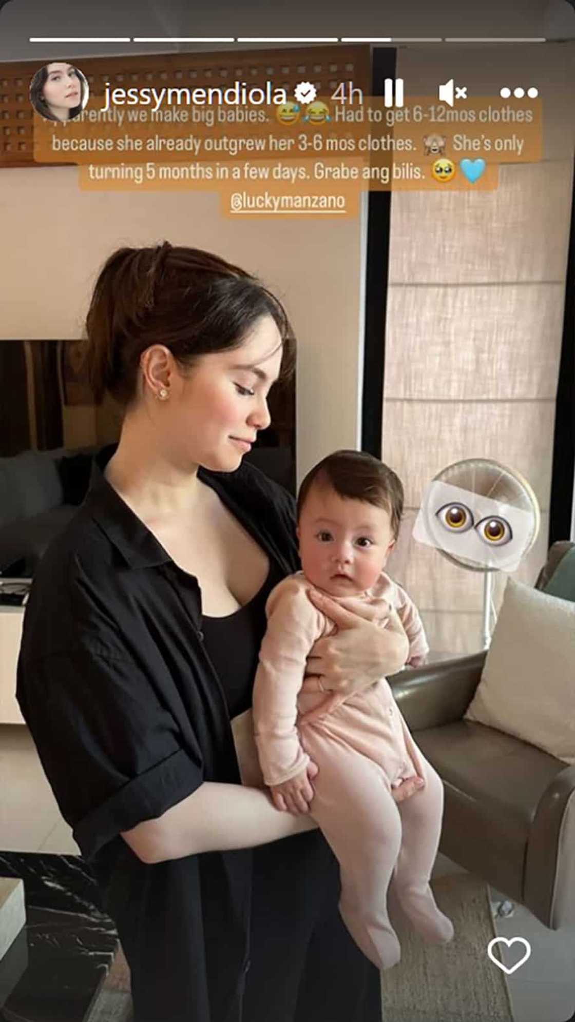 Jessy Mediola, nawindang sa bilis ng paglaki ni Baby Rosie: “Grabe” Jessy Mediola, nawindang sa bilis ng paglaki ni Baby Rosie: “Grabe”