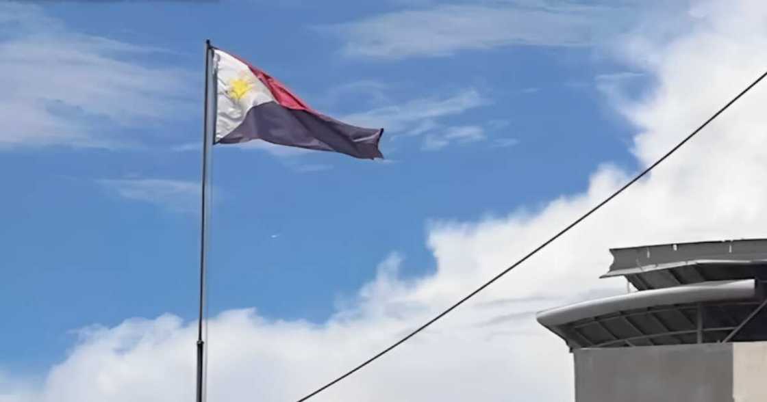 Gov't agency sa Cagayan de Oro, nagpaliwanag sa baligtad na pagkakalagay ng watawat