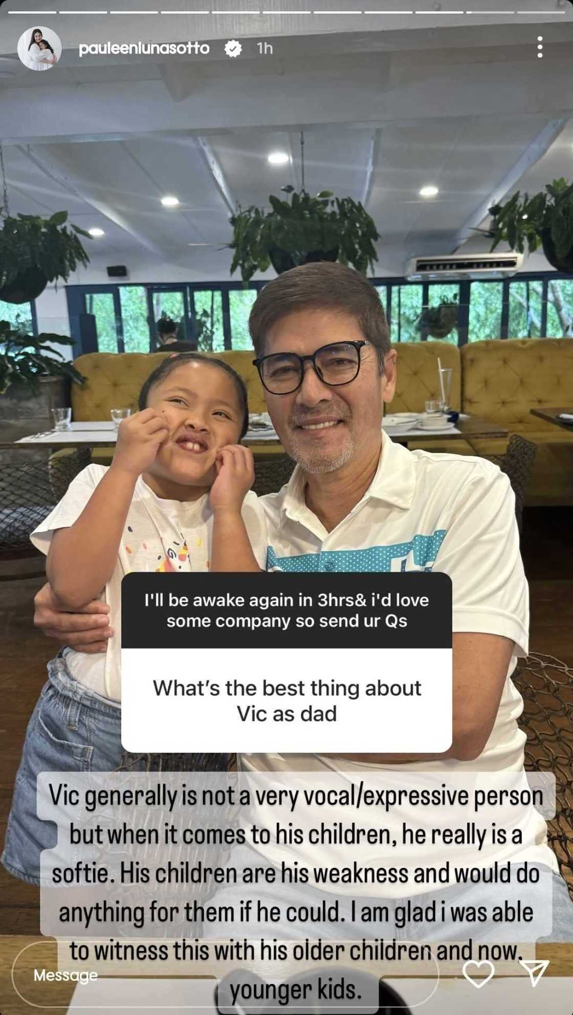 Pauleen Luna, sinagot ang tanong ng netizen ukol kay Vic Sotto: "A softie" Pauleen Luna, sinagot ang tanong ng netizen ukol kay Vic Sotto: "A softie"