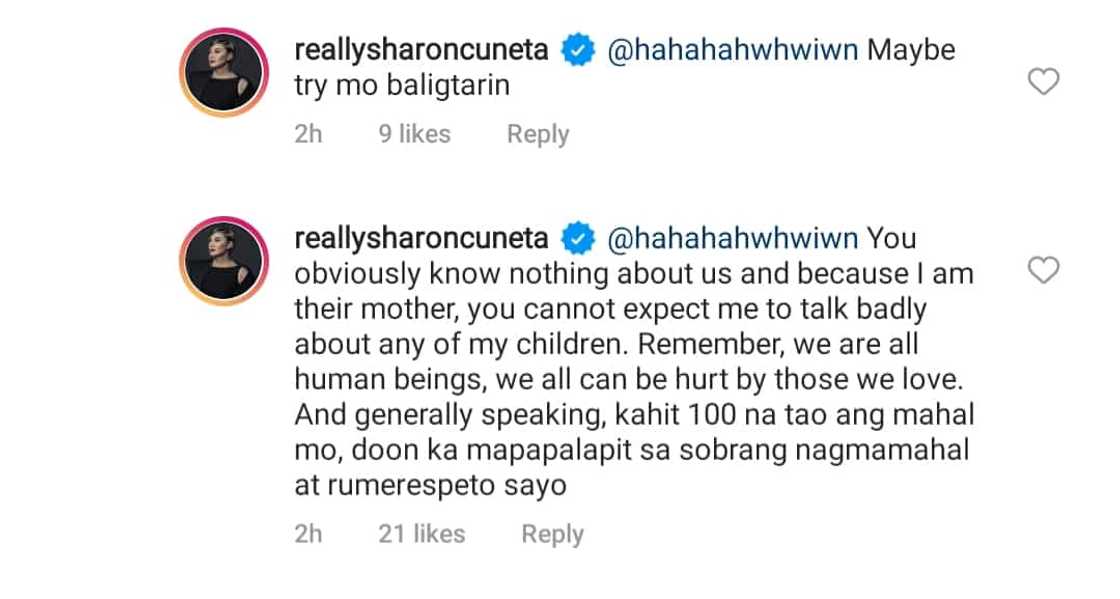 Sharon Cuneta, inalmahan ang netizen sa komento nito sa kanyang pagsorpresa sa anak Sharon Cuneta, inalmahan ang netizen sa komento nito sa kanyang pagsorpresa sa anak