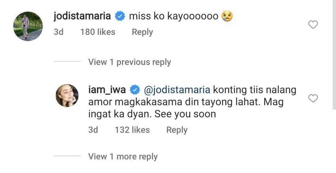 Iwa Moto posts adorable photo of Thirdy with her kids; Jodi Sta. Maria reacts Iwa Moto posts adorable photo of Thirdy with her kids; Jodi Sta. Maria reacts