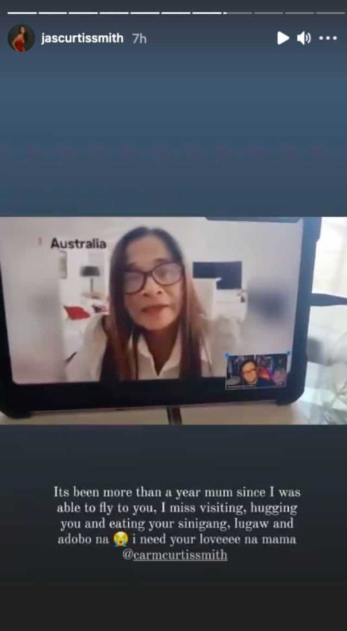 Jasmine Curtis, naiyak sa video greeting ni Mommy Carmen: “We haven’t spoken kasi” Jasmine Curtis, naiyak sa video greeting ni Mommy Carmen: “We haven’t spoken kasi”