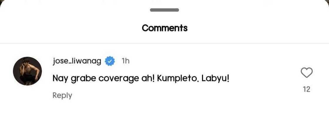 Carlo Aquino reacts to Sylvia Sanchez's post about his wedding: "Nay, grabe coverage" Carlo Aquino reacts to Sylvia Sanchez's post about his wedding: "Nay, grabe coverage"