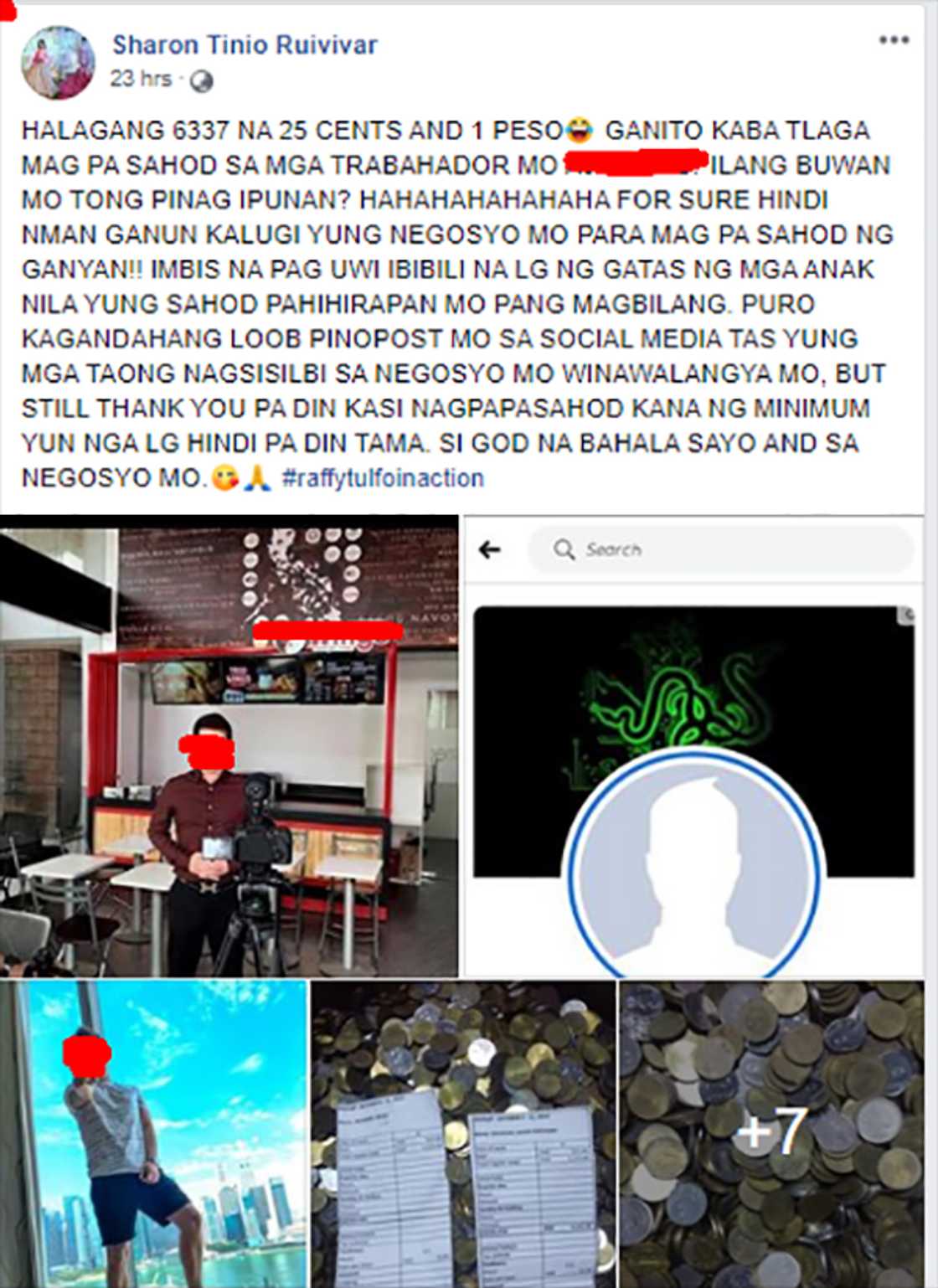 Employer, inerereklamo dahil sa pasahod na puro barya Employer, inerereklamo dahil sa pasahod na puro barya