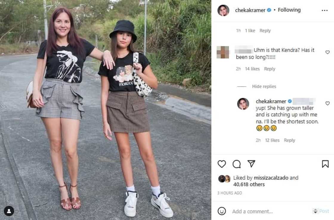 Chesca Garcia's 'twinning' photo with Kendra goes viral on social media Chesca Garcia's 'twinning' photo with Kendra goes viral on social media