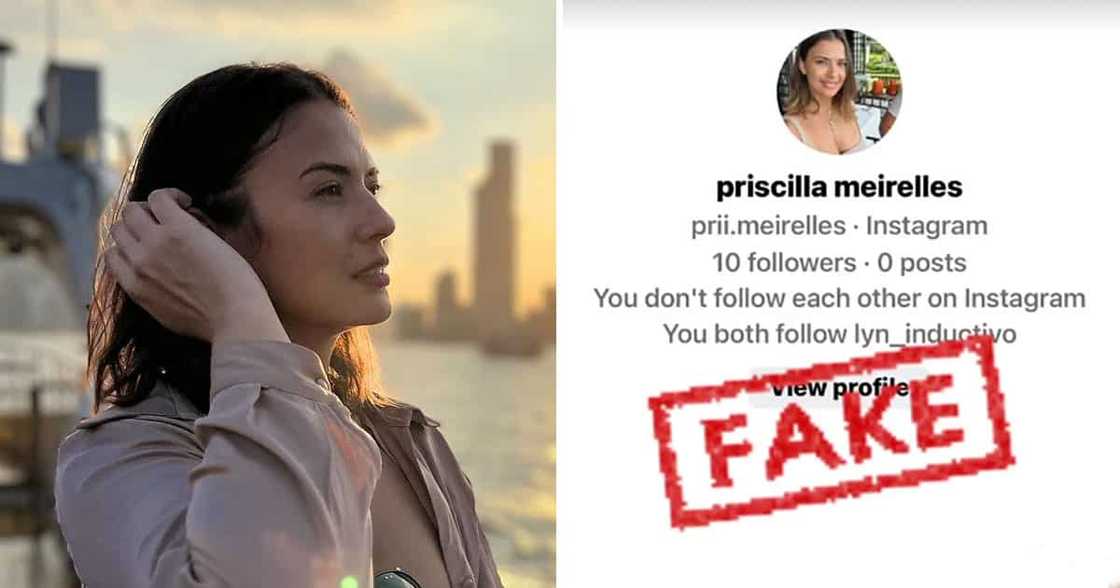 Priscilla Meirelles, inabisuhan kanyang followers ukol isang socmed account na nagpapanggap na siya