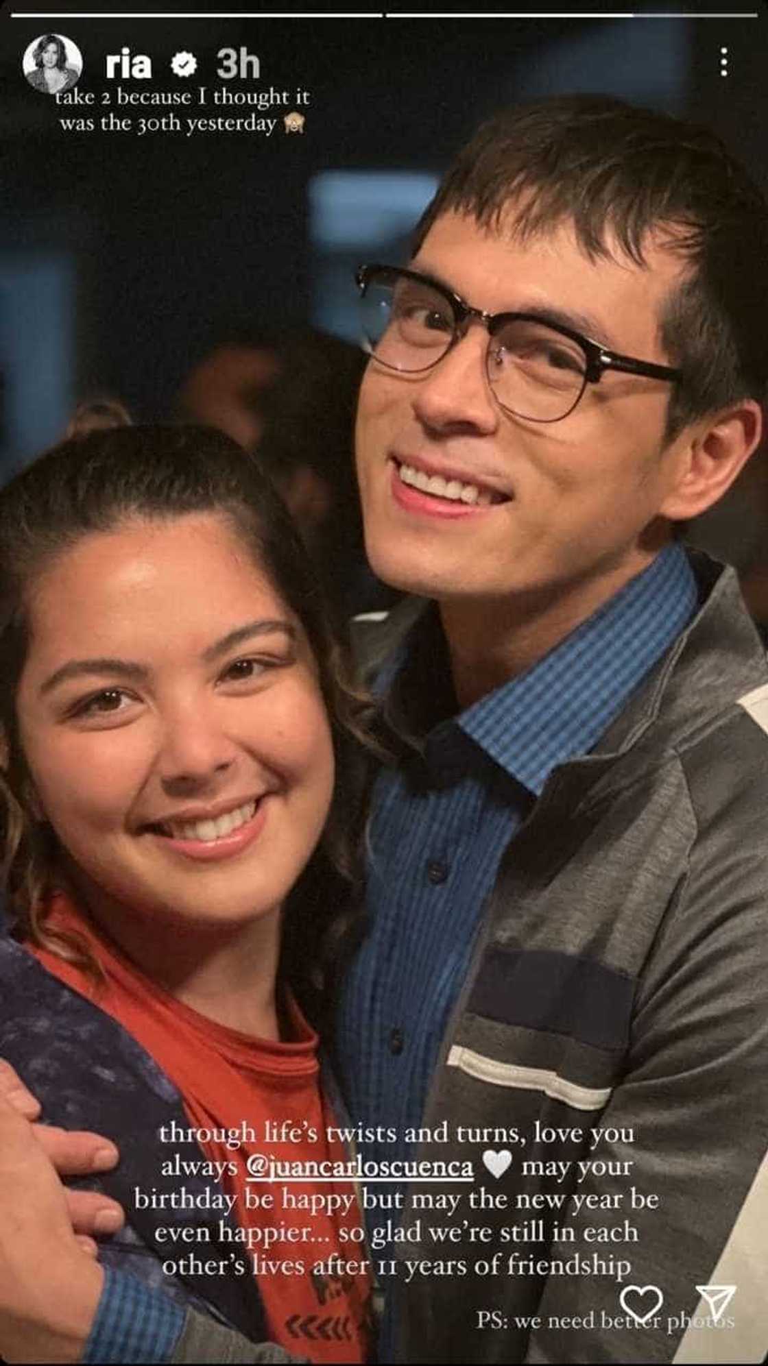 Ria Atayde pens heartfelt birthday greeting for Jake Cuenca Ria Atayde pens heartfelt birthday greeting for Jake Cuenca