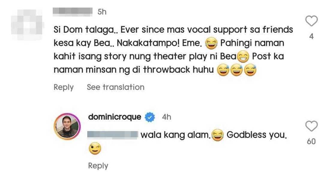Dominic Roque sa nangumpara ng suporta niya kay Bea Alonzo: "Wala kang alam" Dominic Roque sa nangumpara ng suporta niya kay Bea Alonzo: "Wala kang alam"