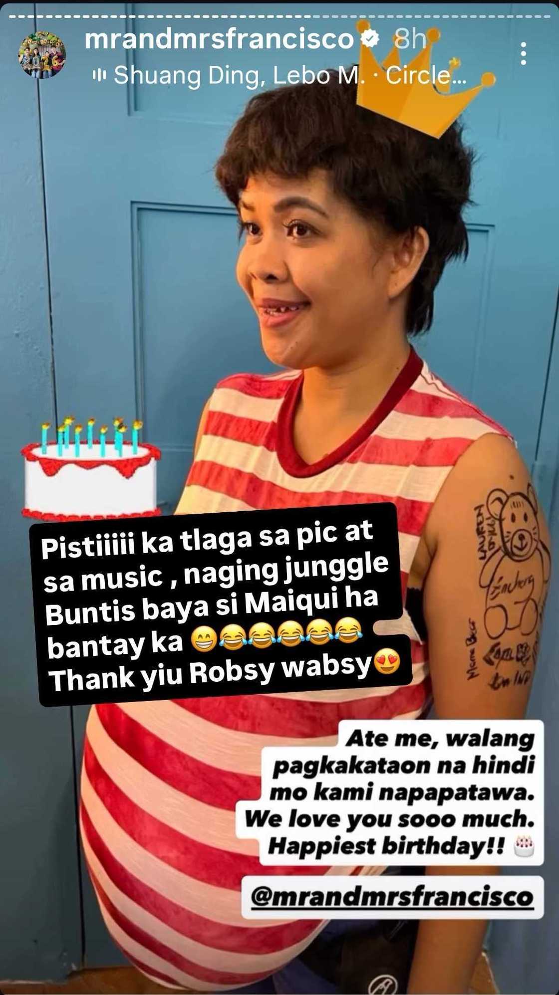 Robi Domingo, may nakakaaliw na birthday message para kay Melai Cantiveros Robi Domingo, may nakakaaliw na birthday message para kay Melai Cantiveros