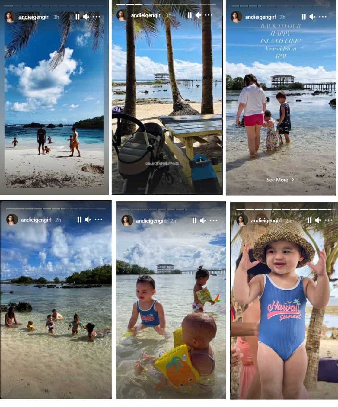 Andi Eigenmann, family return to Siagao with baby Koa; Andi posts photos Andi Eigenmann, family return to Siagao with baby Koa; Andi posts photos
