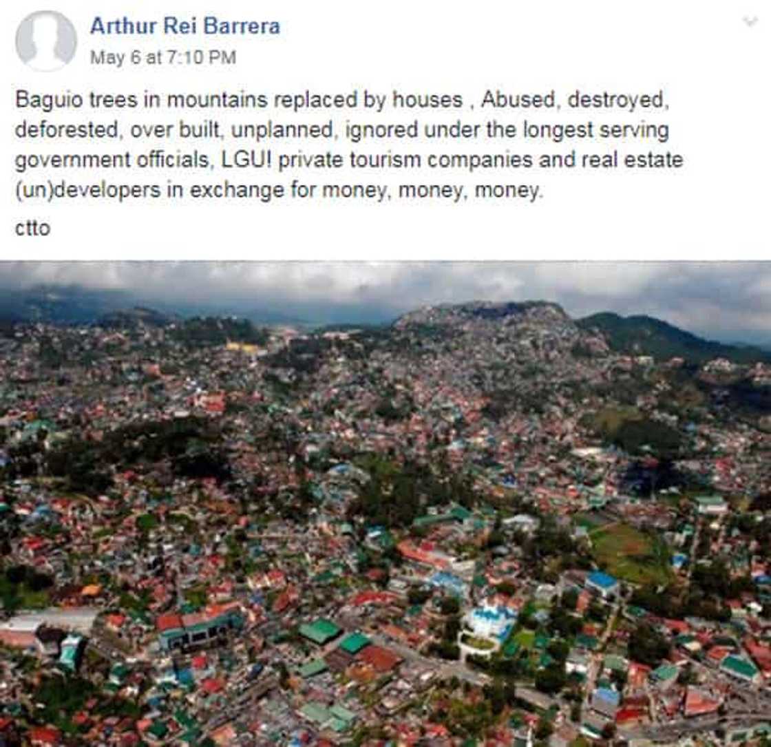 'Di na amoy pine tree' - Aerial view of Baguio City breaks a lot of netizens' hearts 'Di na amoy pine tree' - Aerial view of Baguio City breaks a lot of netizens' hearts