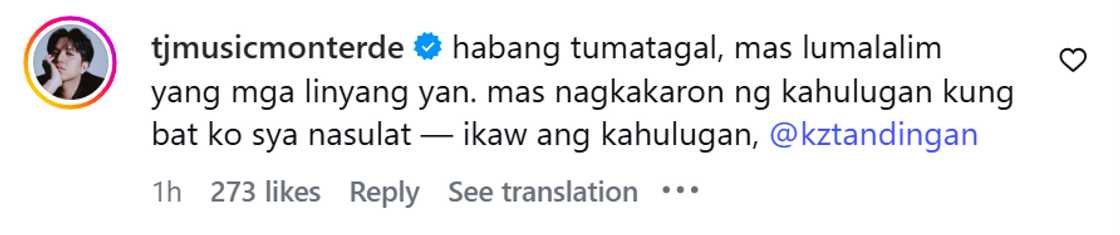TJ Monterde, may espesyal na pagbati sa kaarawan ni KZ Tandingan TJ Monterde, may espesyal na pagbati sa kaarawan ni KZ Tandingan