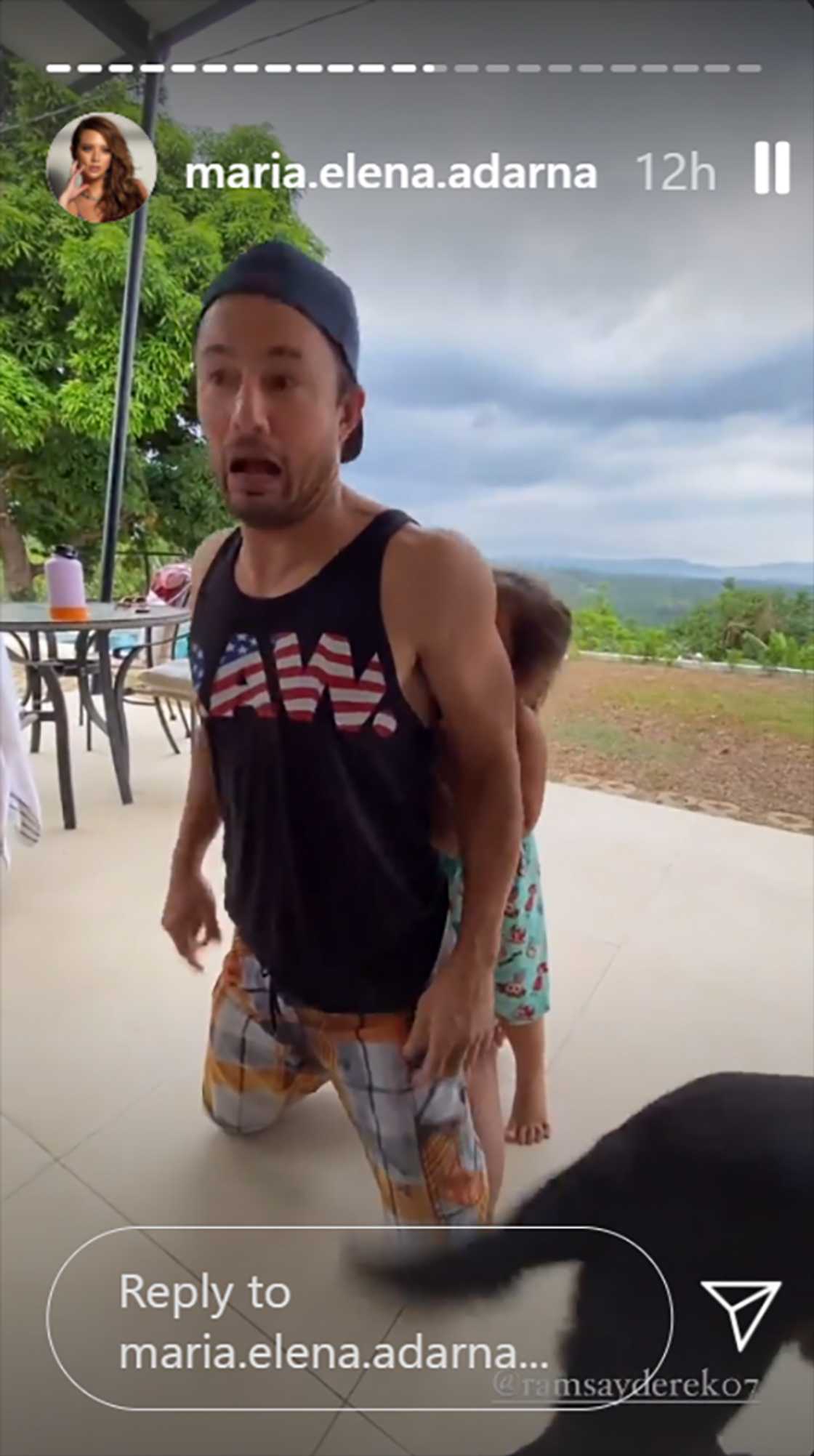 Ellen Adarna shares Elias' funny reaction to Derek Ramsay's abs Ellen Adarna shares Elias' funny reaction to Derek Ramsay's abs