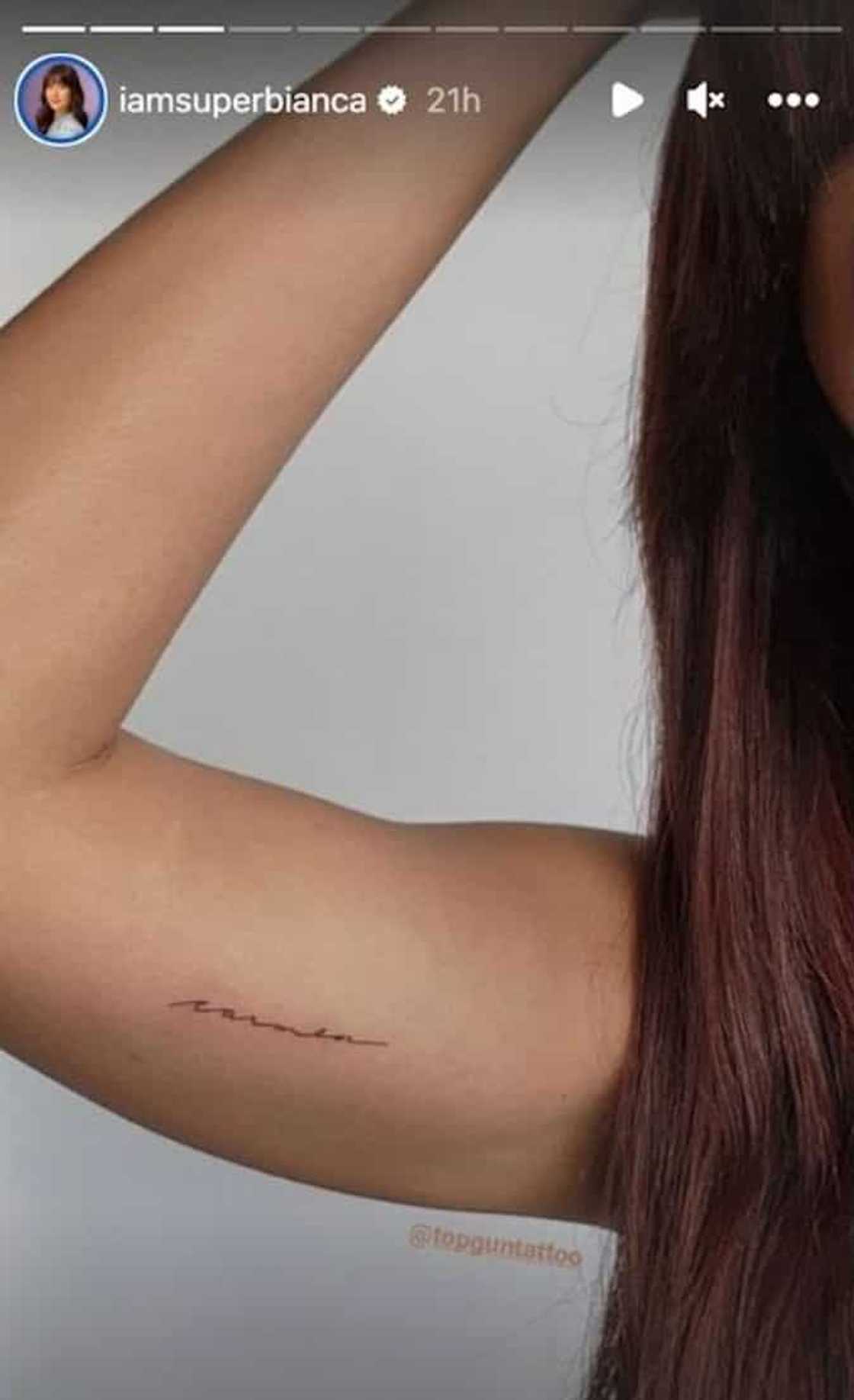 Bianca Gonzalez, pagpapa-tattoo ng pangalan ng mga anak ang birthday gift sa sarili: “Feels magical” Bianca Gonzalez, pagpapa-tattoo ng pangalan ng mga anak ang birthday gift sa sarili: “Feels magical”