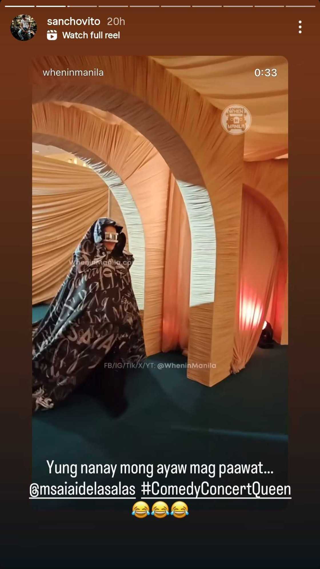 Anak ni Ai-Ai Delas Alas, nag-react sa pasabog na red carpet walk niya sa GMA Gala Anak ni Ai-Ai Delas Alas, nag-react sa pasabog na red carpet walk niya sa GMA Gala