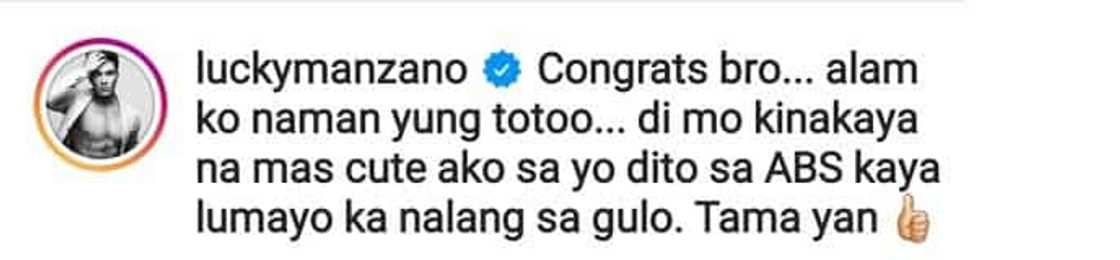 Luis Manzano congratulates Piolo Pascual on TV5 transfer & jokes about it Luis Manzano congratulates Piolo Pascual on TV5 transfer & jokes about it
