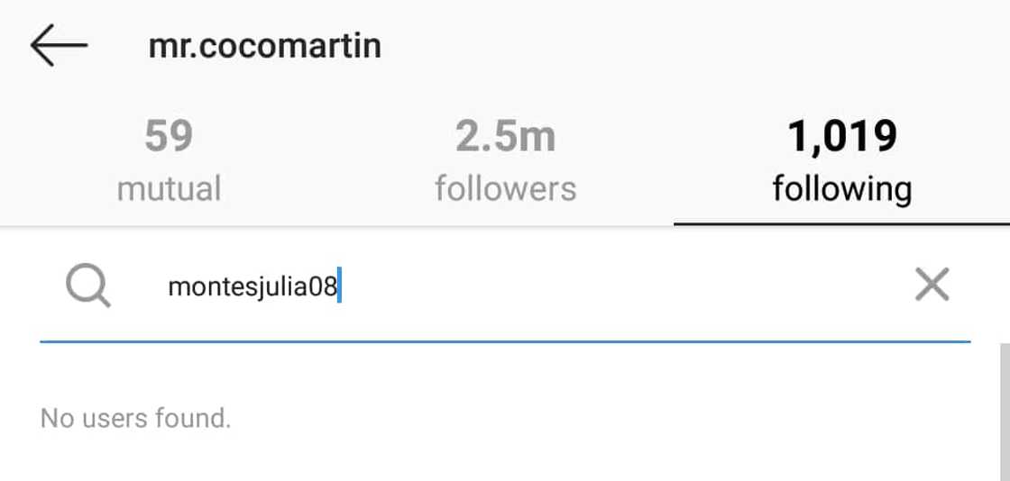 LQ? Coco Martin and Julia Montes unfollows each other on Instagram