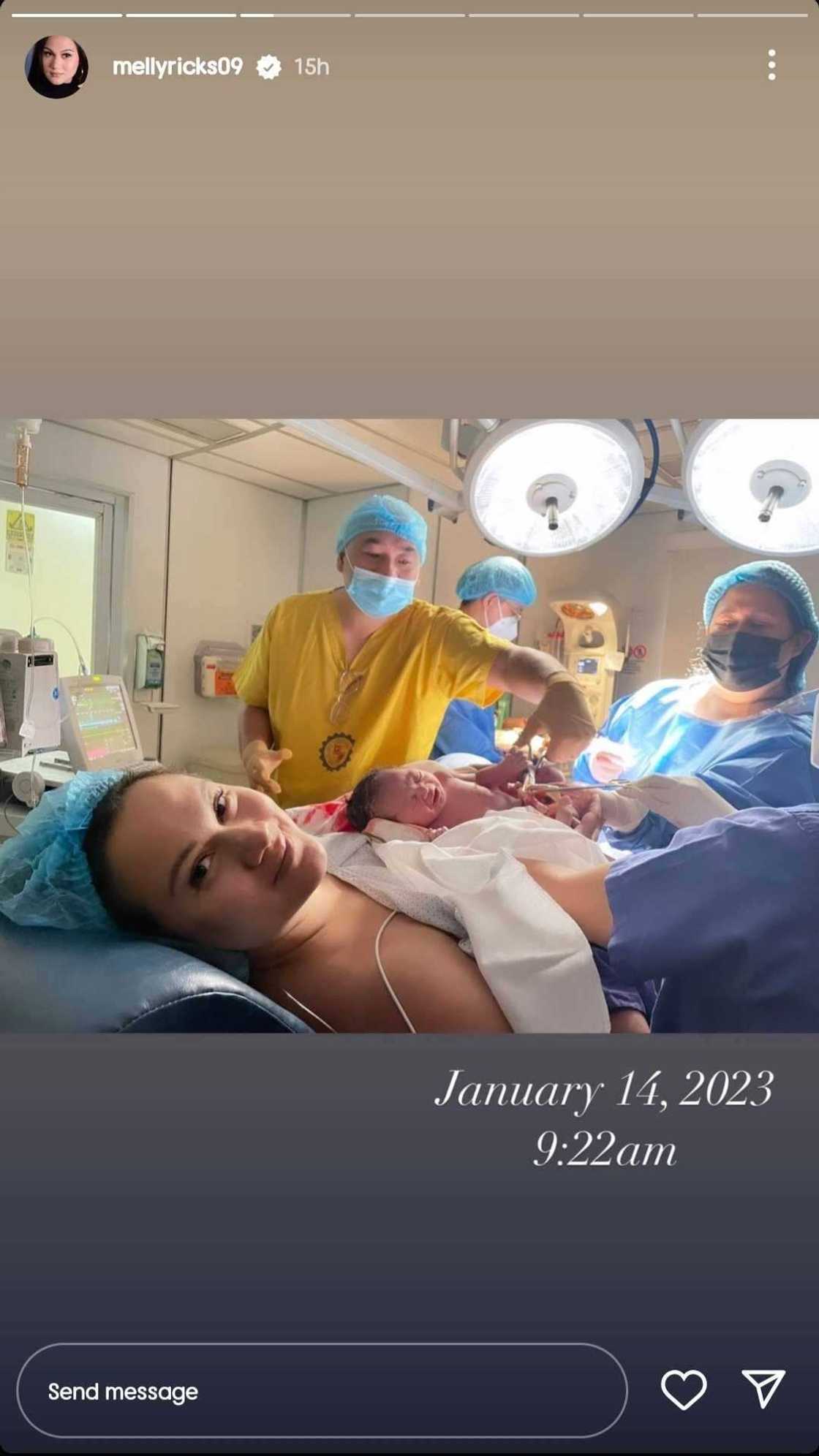Melissa Ricks gives birth; welcomes baby girl with Michael Macatangay Melissa Ricks gives birth; welcomes baby girl with Michael Macatangay