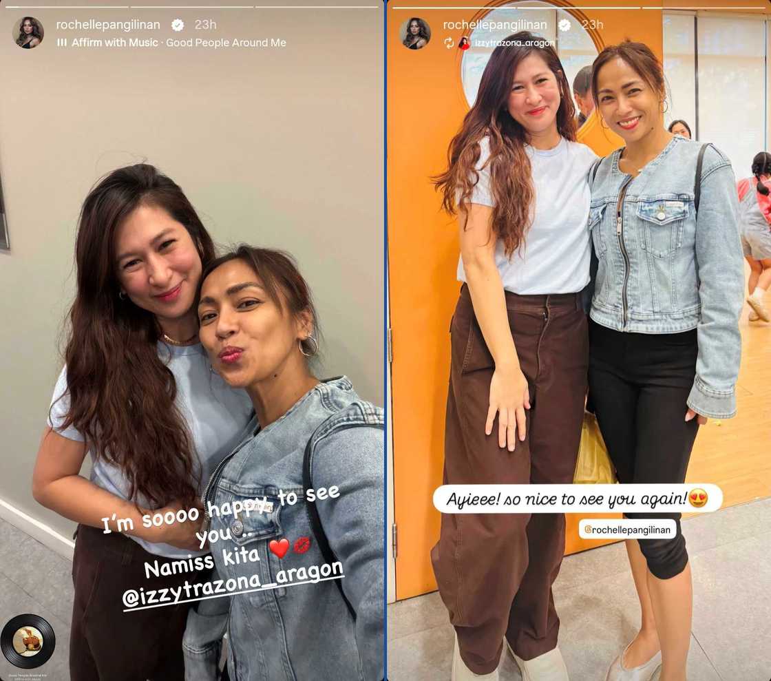 "Na-miss kita": Rochelle Pangilinan at Izzy Trazona, muling nagkita at nagkasama