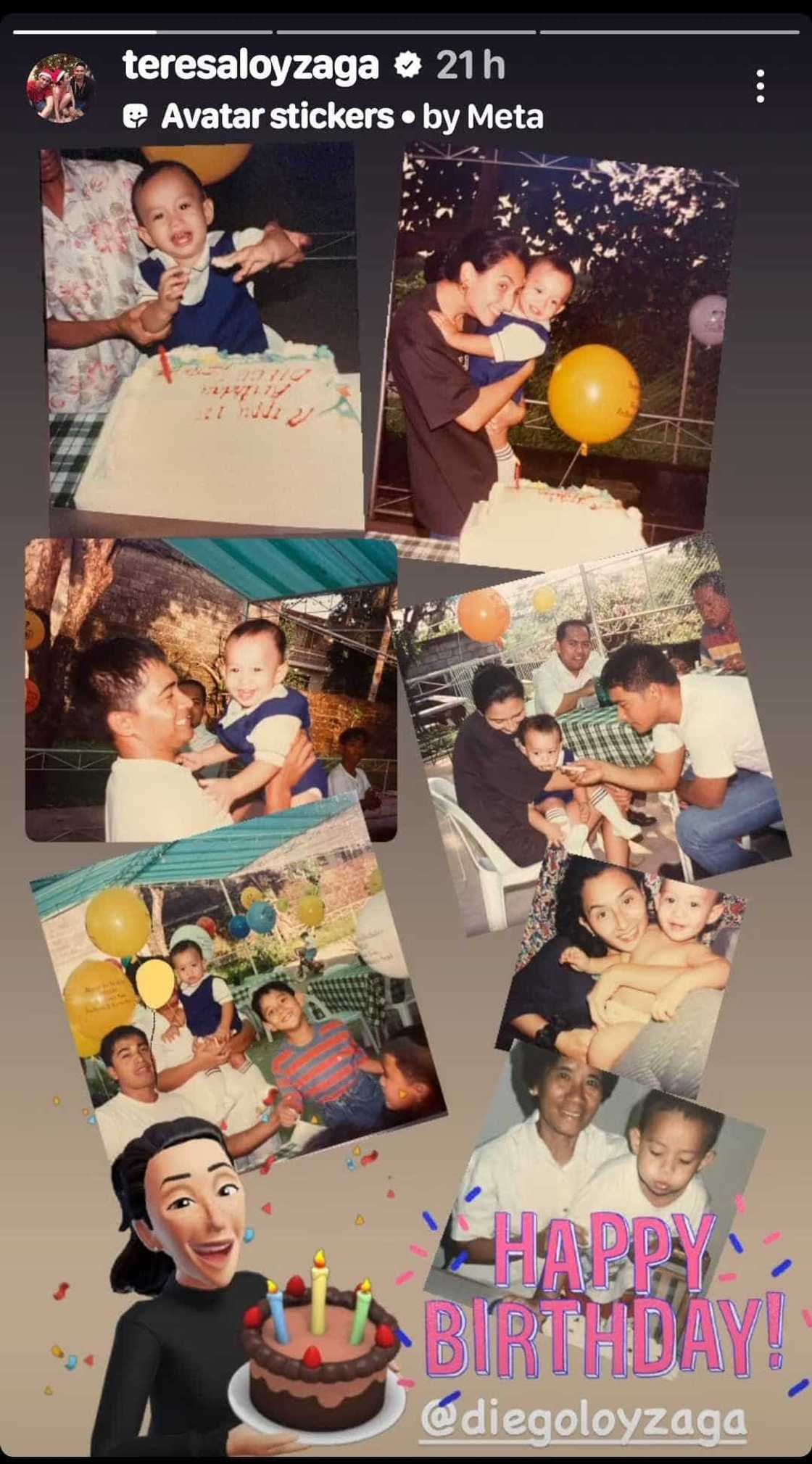 Teresa Loyzaga greets Diego Loyzaga on his birthday; posts adorable throwback pics Teresa Loyzaga greets Diego Loyzaga on his birthday; posts adorable throwback pics