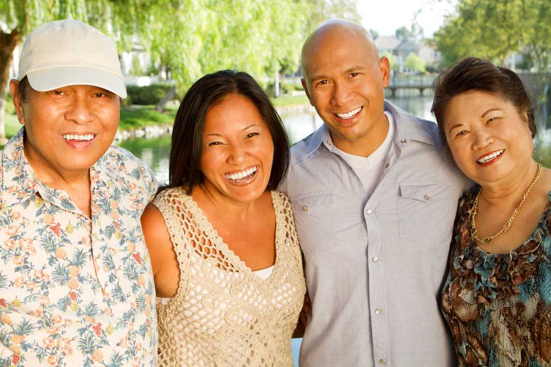 A happy family A happy family