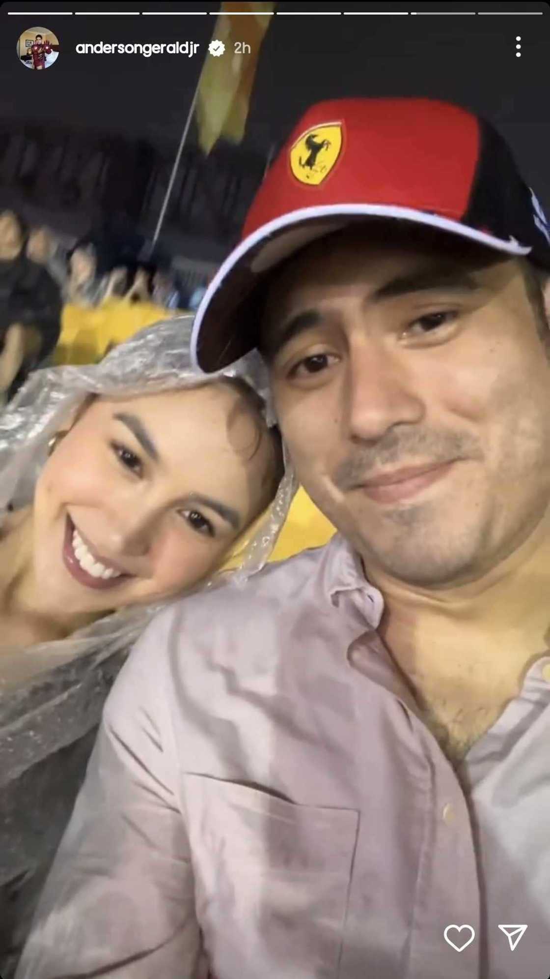 Julia Barretto, Gerald Anderson watch Formula 1 in Singapore Julia Barretto, Gerald Anderson watch Formula 1 in Singapore