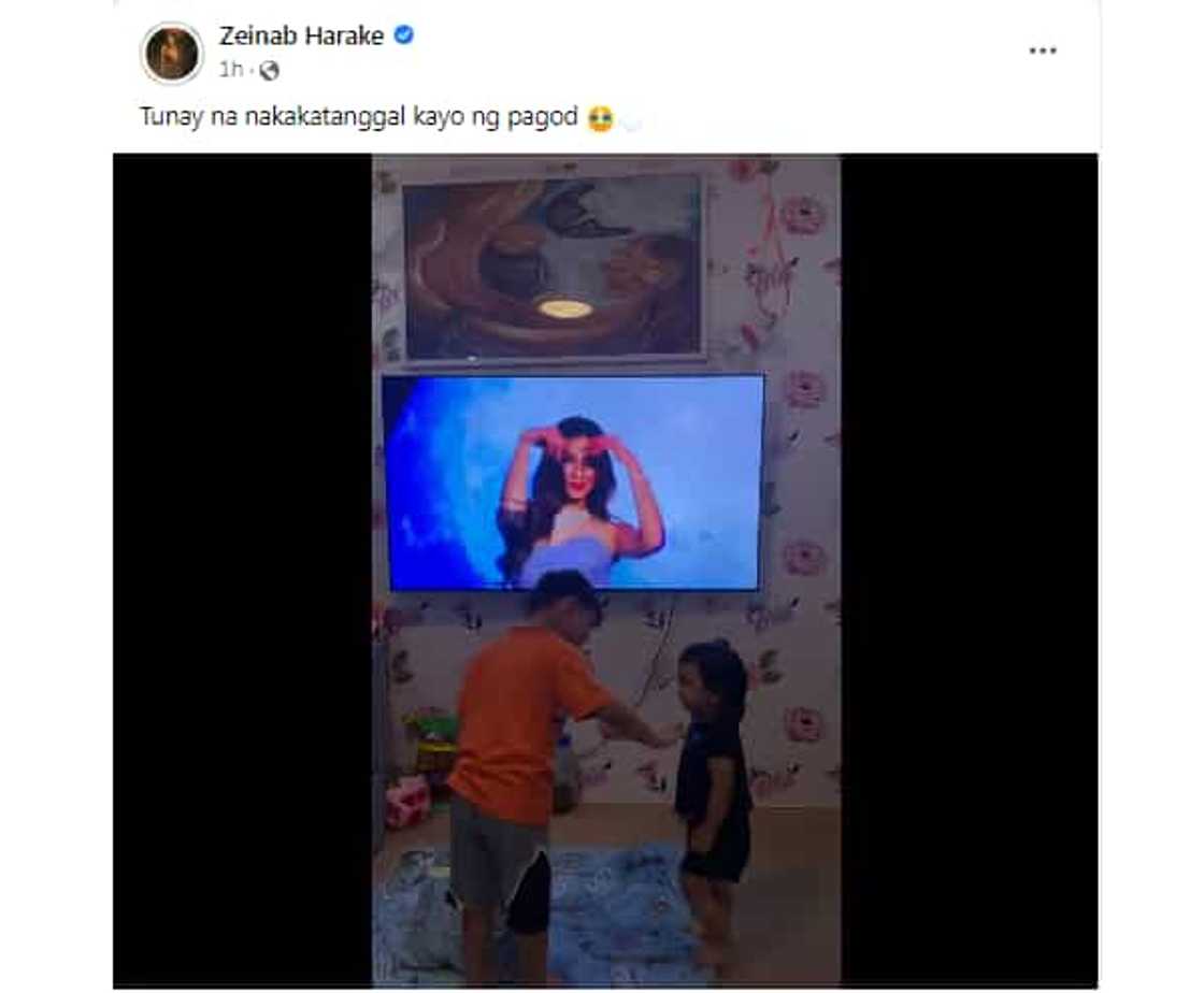 Video nina baby Bia, Lucas na natutuwa habang pinanonood sumayaw ang mommy Zeinab Harake nila, viral Video nina baby Bia, Lucas na natutuwa habang pinanonood sumayaw ang mommy Zeinab Harake nila, viral