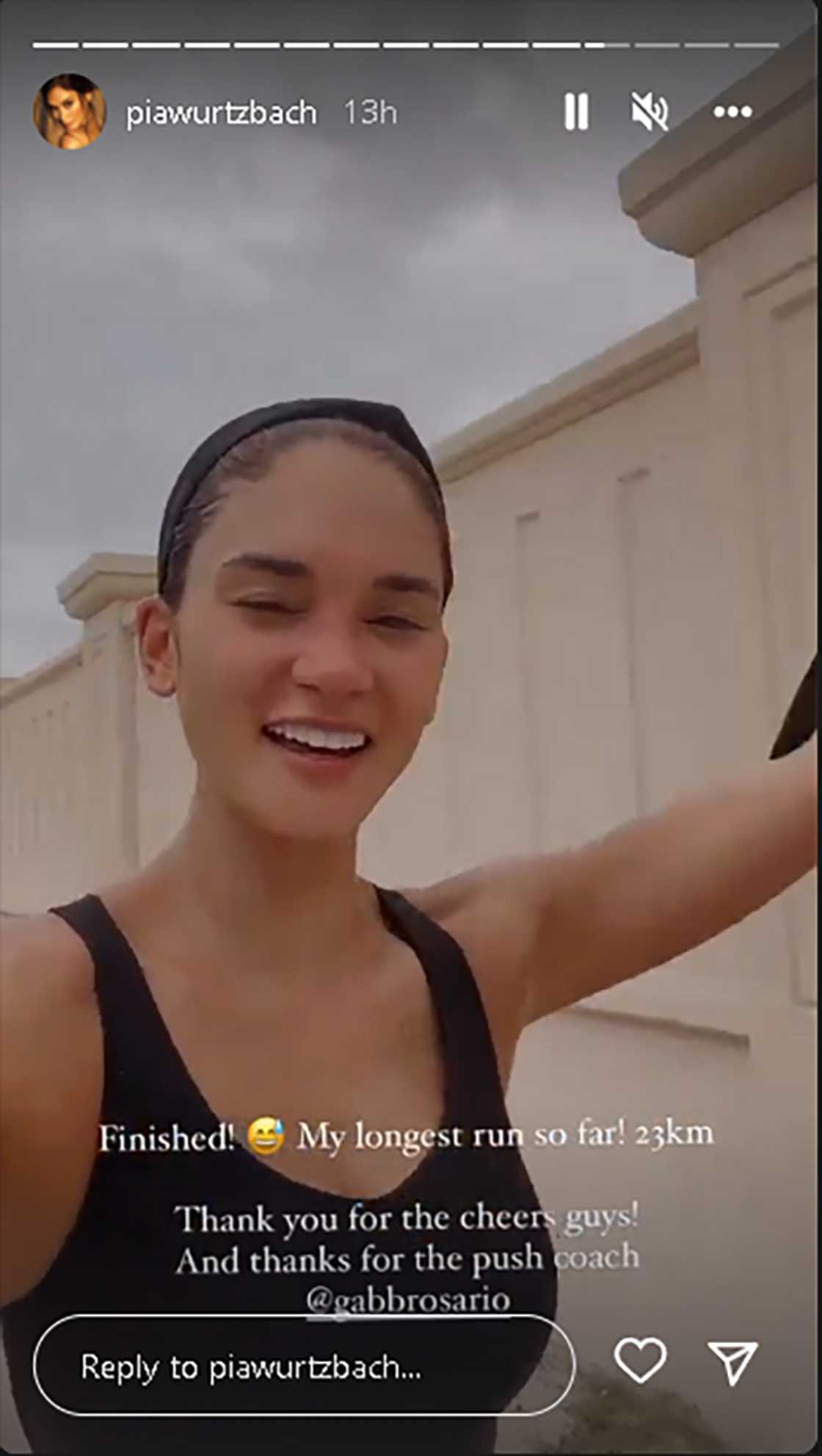 Pia Wurtzbach, proud sa kanyang pinakabagong achievement: “Finished! My longest run so far! 23km” Pia Wurtzbach, proud sa kanyang pinakabagong achievement: “Finished! My longest run so far! 23km”