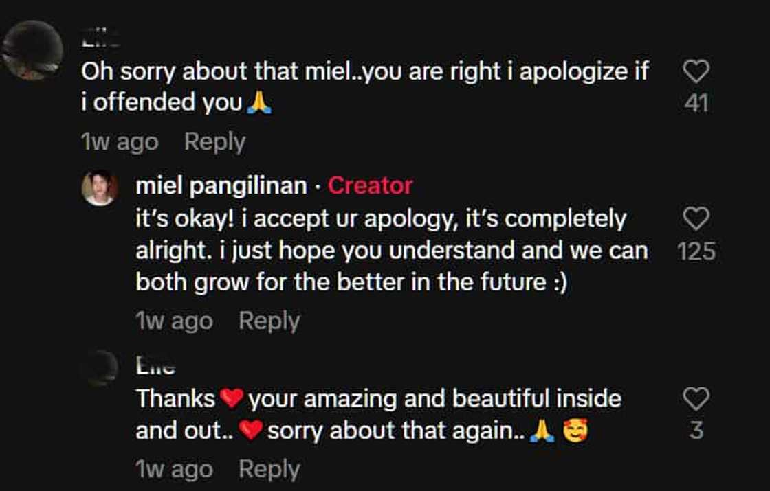 Miel Pangilinan, tinanggap apology ng netizen na nag-comment sa pagkain niya ng rice: “It’s okay!” Miel Pangilinan, tinanggap apology ng netizen na nag-comment sa pagkain niya ng rice: “It’s okay!”
