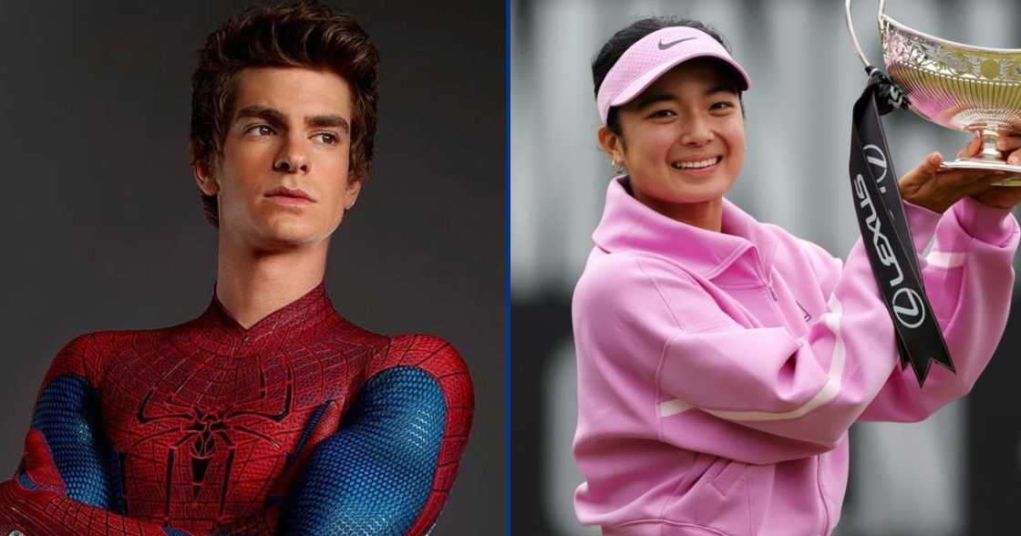 Andrew Garfield, nagbigay ng reaksyon matapos masaksihan ang laban ni Alex Eala
