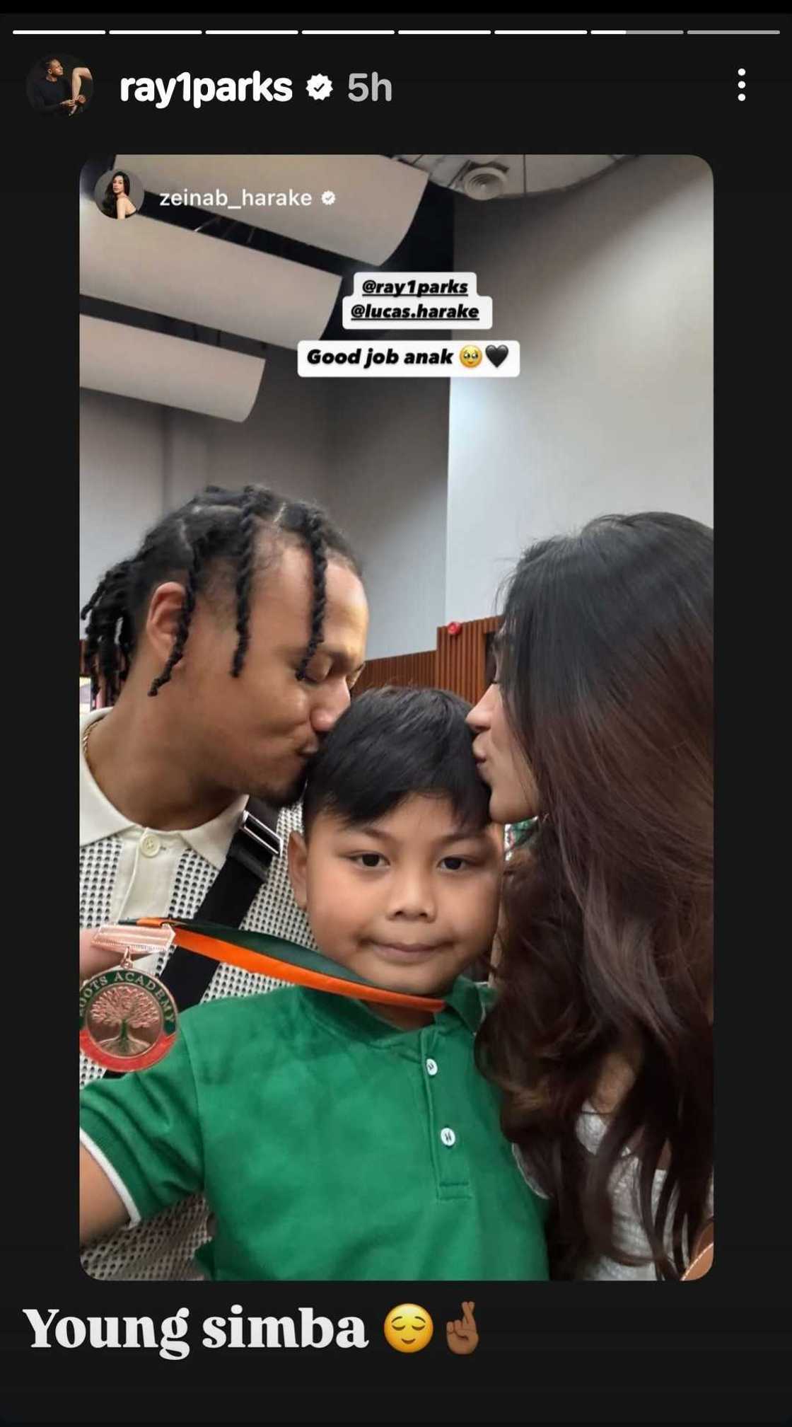 Zeinab Harake at Ray Parks, proud sa panibagong achievement ni Lucas Zeinab Harake at Ray Parks, proud sa panibagong achievement ni Lucas