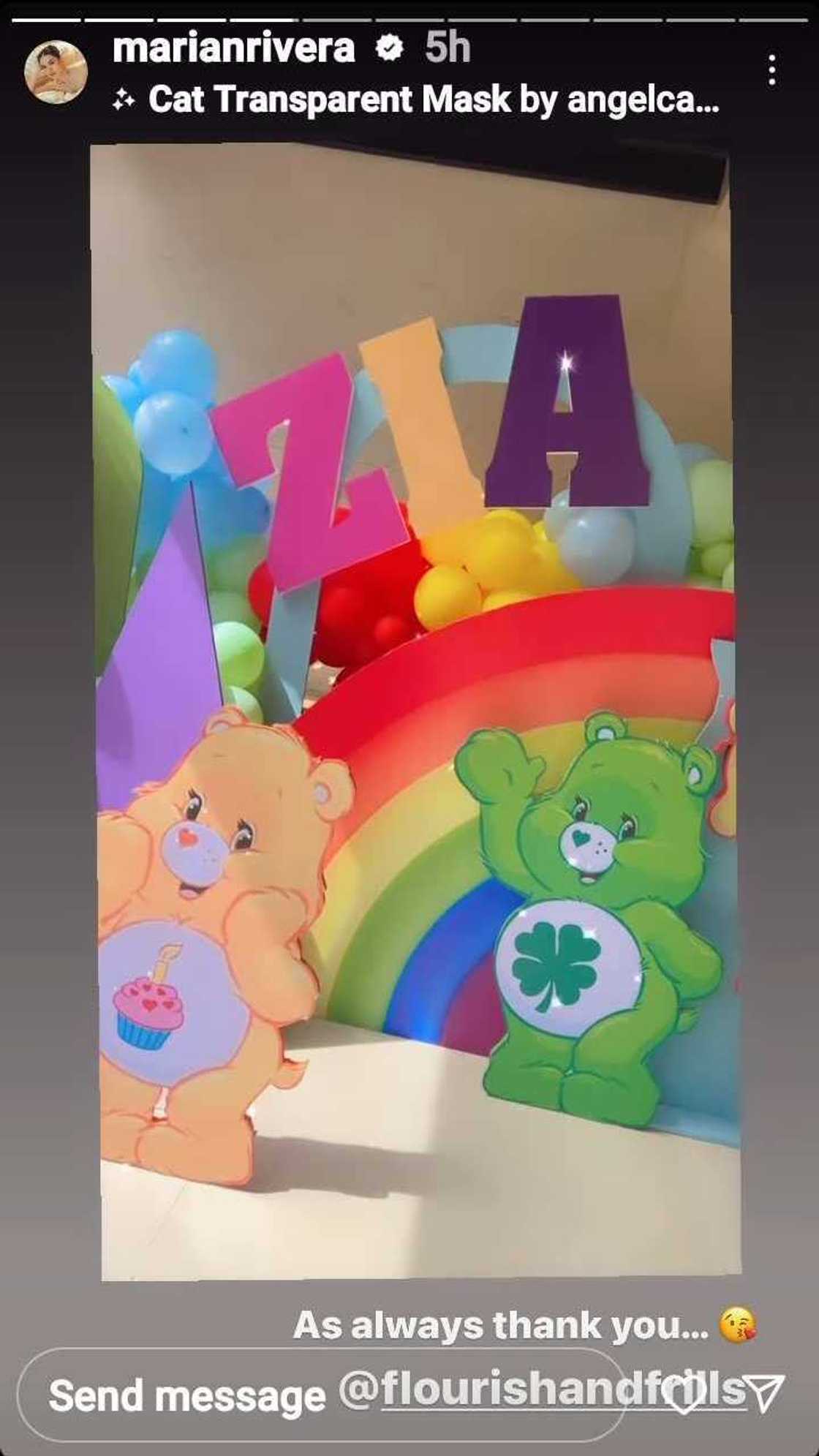 Marian Rivera shares sneak peek of Zia Dantes’ 7th birthday celebration Marian Rivera shares sneak peek of Zia Dantes’ 7th birthday celebration