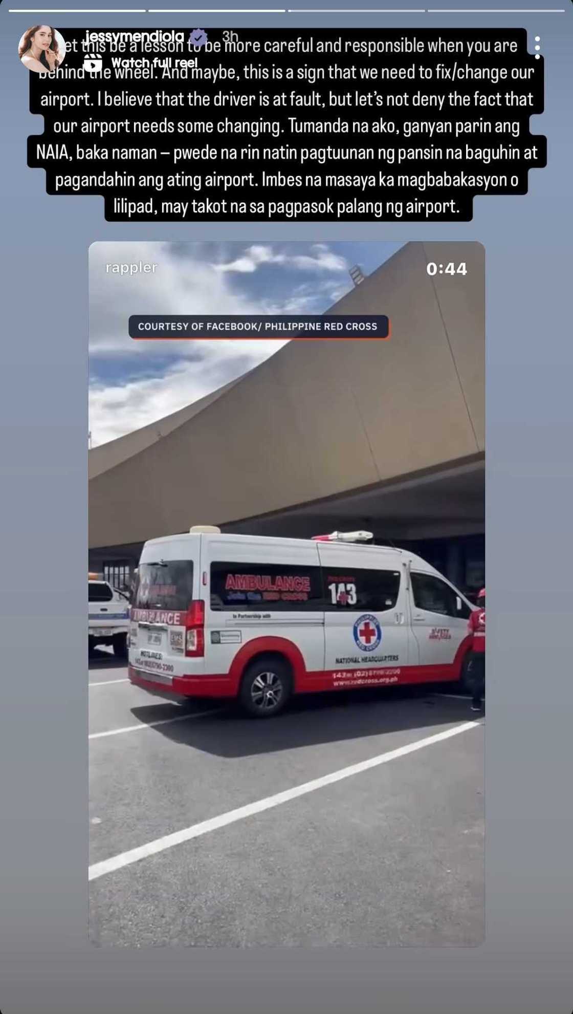 Jessy Mendiola, napa-reflect matapos ang trahedya sa NAIA T1 Jessy Mendiola, napa-reflect matapos ang trahedya sa NAIA T1