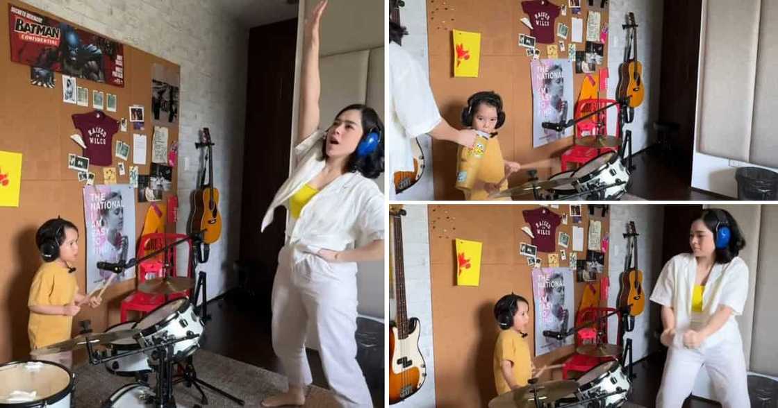Video ni Saab Magalona na sumasayaw habang tumutugtog ng drums at kumakanta si Vito, kinaaliwan Video ni Saab Magalona na sumasayaw habang tumutugtog ng drums at kumakanta si Vito, kinaaliwan