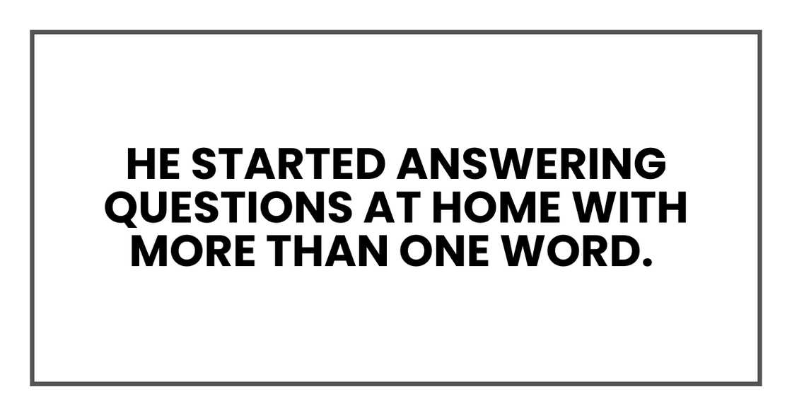 HE STARTED ANSWERING QUESTIONS HE STARTED ANSWERING QUESTIONS