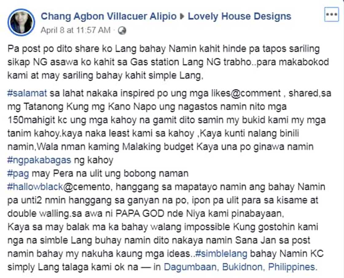 Mag-asawa nakapundar ng bahay sa halagang 150k pesos Mag-asawa nakapundar ng bahay sa halagang 150k pesos