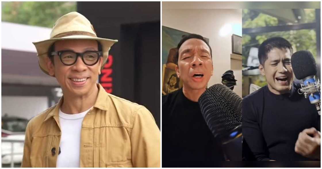 Kuya Kim posts edited 'duet' video alongside Aljur Abrenica's viral cover Kuya Kim posts edited 'duet' video alongside Aljur Abrenica's viral cover
