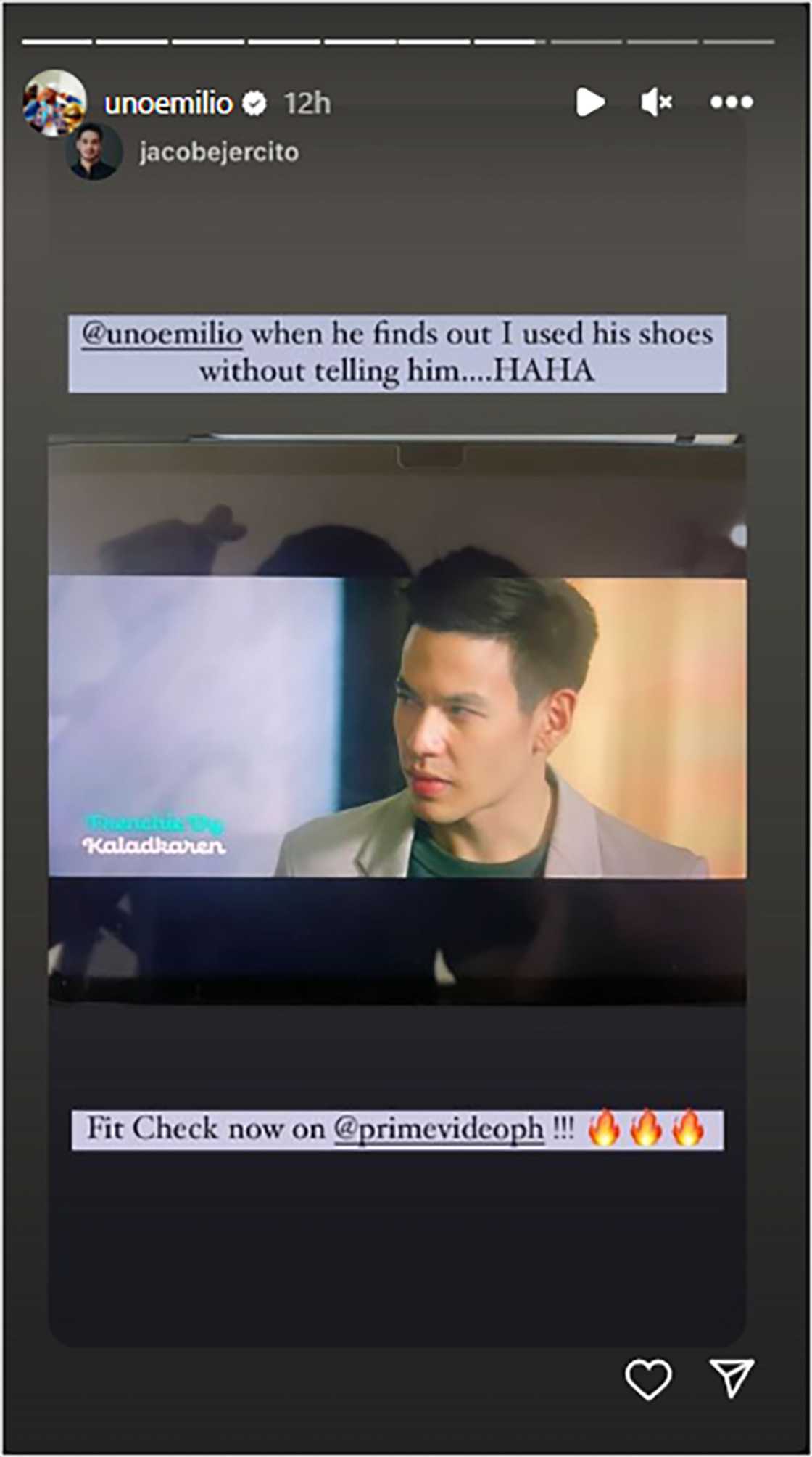Jake Ejercito, nirepost nakakatuwang post ng kapatid na si Jacob ukol sa pagsuot ng huli sa sapatos ng aktor Jake Ejercito, nirepost nakakatuwang post ng kapatid na si Jacob ukol sa pagsuot ng huli sa sapatos ng aktor