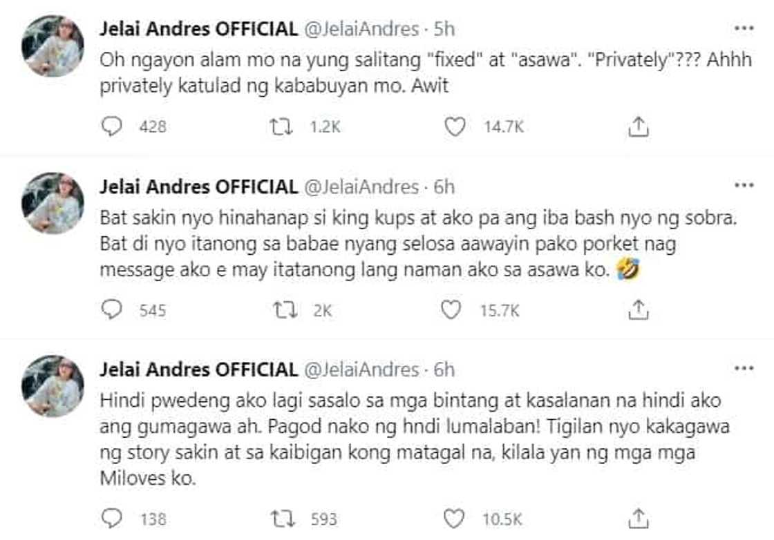 “Yung mga pangit ang kakapal ng mukha!” Iwa Moto comments on Jelai-Jon issue “Yung mga pangit ang kakapal ng mukha!” Iwa Moto comments on Jelai-Jon issue