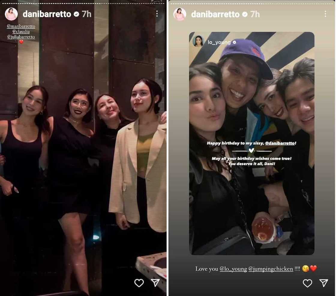 Julia Barretto at mga kapatid, masayang nagsayawan sa birthday party ni Dani Barretto