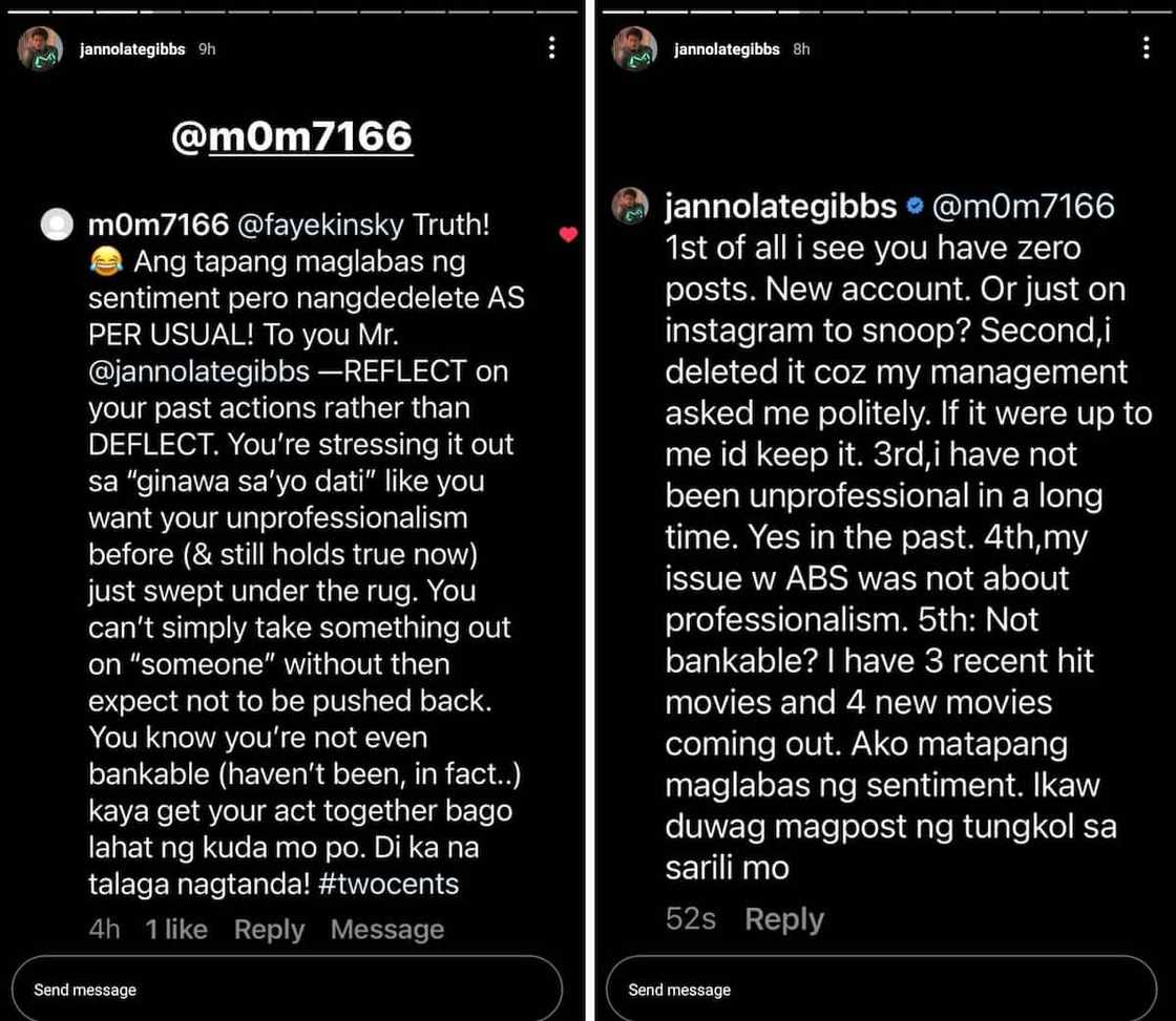 Janno Gibbs slams netizen who called him ‘unprofessional’ & ‘not bankable’ Janno Gibbs slams netizen who called him ‘unprofessional’ & ‘not bankable’
