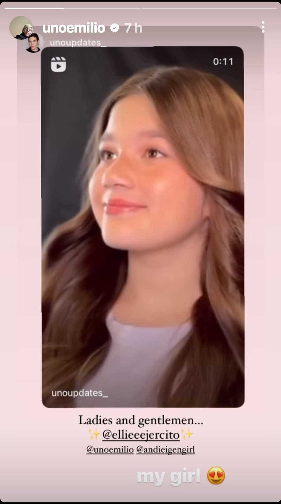 Jake Ejercito reacts to reel showing his daughter Ellie: “My girl” Jake Ejercito reacts to reel showing his daughter Ellie: “My girl”