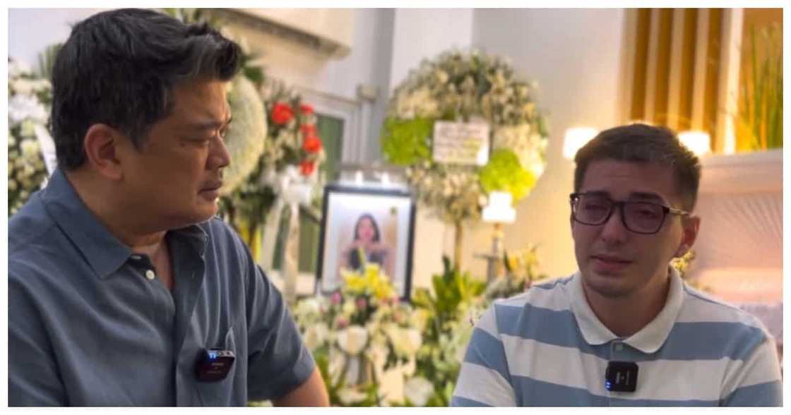 Andrew Schimmer, bumuhos ang luha sa emosyonal na interview ni Julius Babao (Screenshot from Julius Babao’s YouTube video)