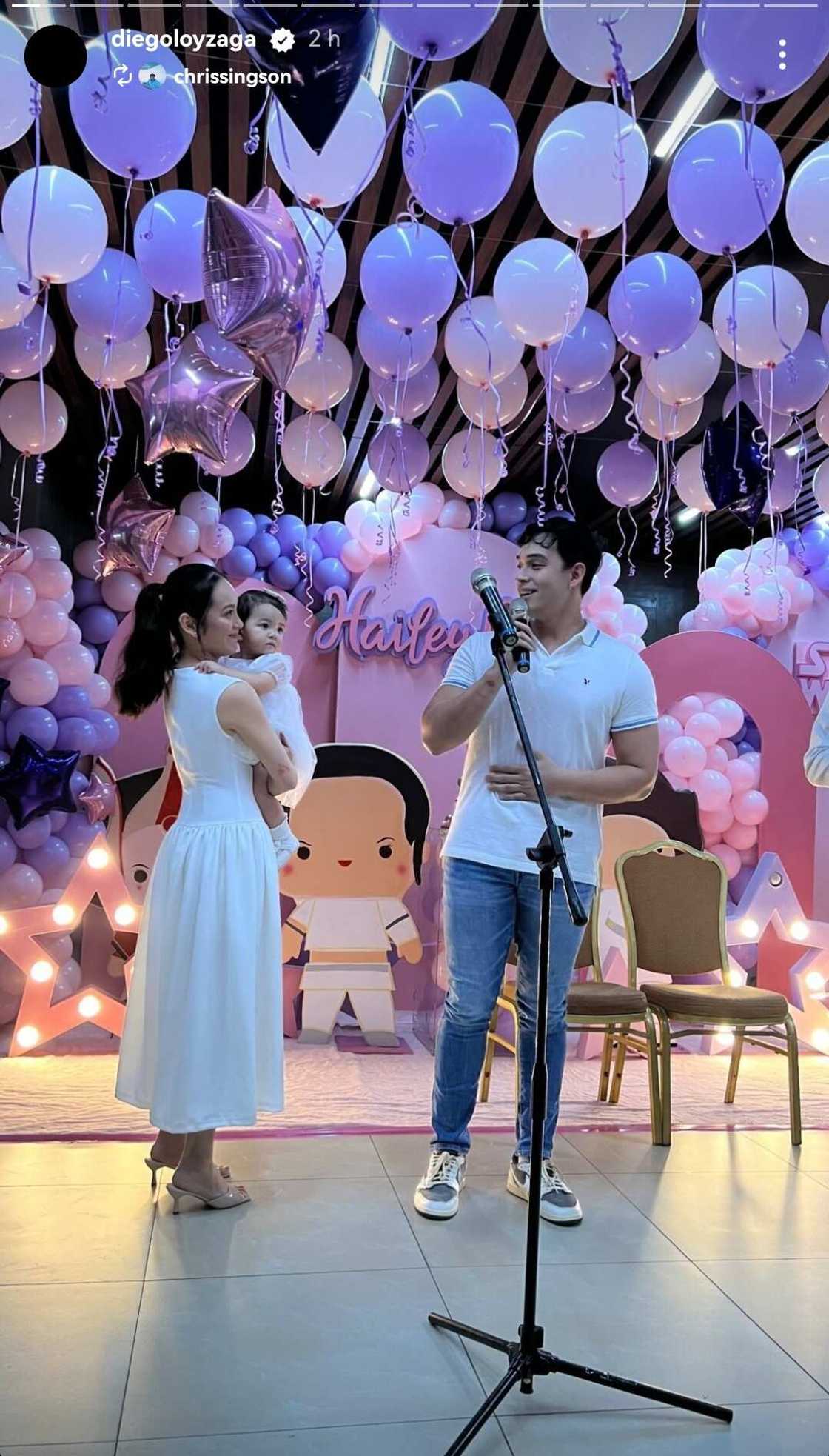 Photos mula sa first birthday party ng anak ni Diego Loyzaga, viral na Photos mula sa first birthday party ng anak ni Diego Loyzaga, viral na